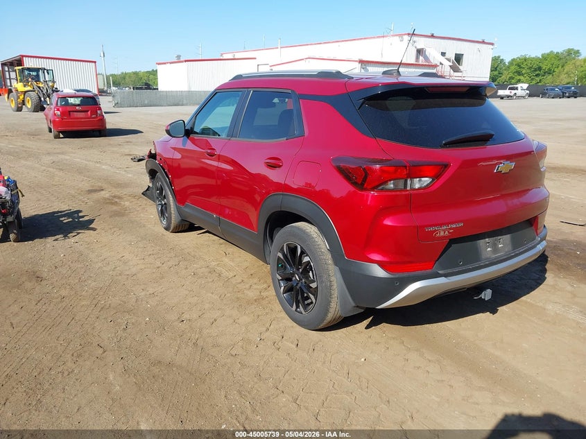 2021 Chevrolet Trailblazer VIN KL79MPS24MB016289 IAAI salvage auction — FRONT END, Wait Title, sold $3,350 on 2026-07-15 (photo 3)