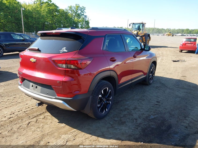 2021 Chevrolet Trailblazer VIN KL79MPS24MB016289 IAAI salvage auction — FRONT END, Wait Title, sold $3,350 on 2026-07-15 (photo 4)