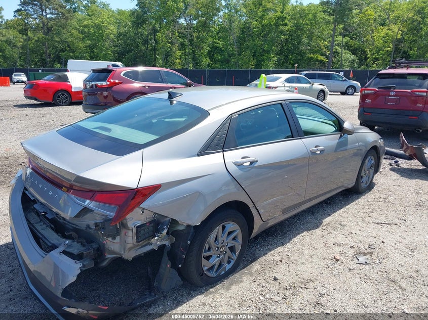 2024 Hyundai Elantra VIN KMHLM4DG4RU711461 IAAI salvage auction — RIGHT SIDE, Salvage Title, sold $5,000 on 2026-07-15 (photo 4)