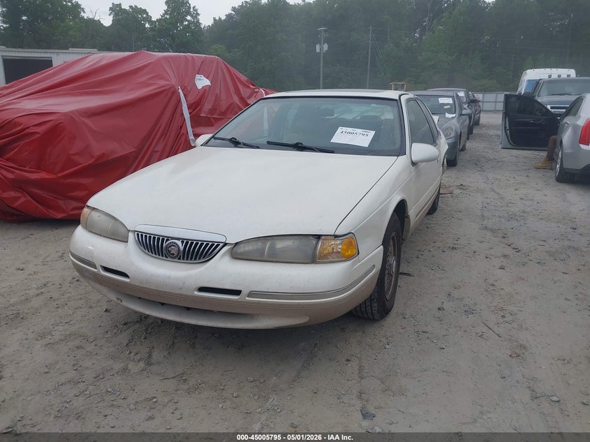 1996 Mercury Cougar VIN 1MELM62W1TH601914 IAAI salvage auction — REAR END, Salvage (Georgia), sold $375 on 2026-07-07 (photo 2)