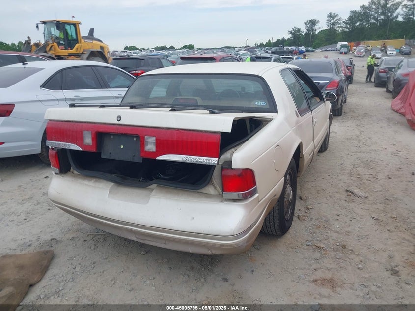 1996 Mercury Cougar VIN 1MELM62W1TH601914 IAAI salvage auction — REAR END, Salvage (Georgia), sold $375 on 2026-07-07 (photo 4)