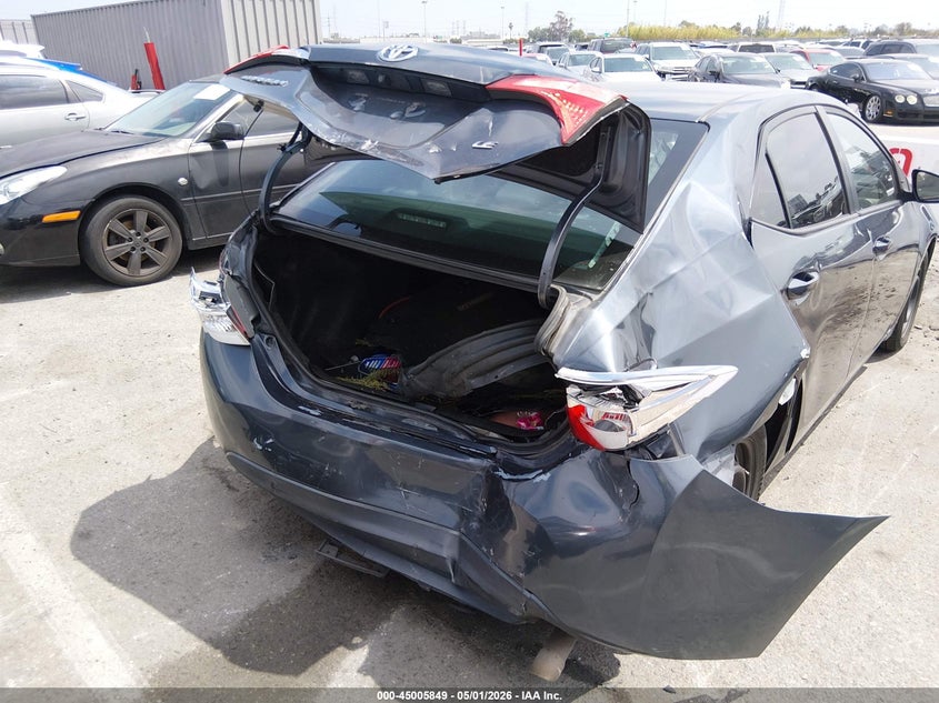 2017 Toyota Corolla VIN 2T1BURHE5HC839001 IAAI salvage auction — REAR END, Salvage (California), sold $1,550 on 2026-07-09 (photo 6)