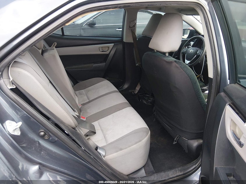 2017 Toyota Corolla VIN 2T1BURHE5HC839001 IAAI salvage auction — REAR END, Salvage (California), sold $1,550 on 2026-07-09 (photo 8)