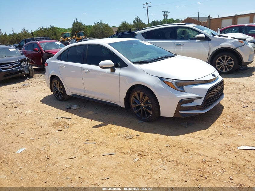 2026 Toyota Corolla VIN 5YFP4MCE1TP255056 IAAI salvage auction — FRONT & REAR, Salvage (North Carolina), sold $6,400 on 2026-07-20 (photo 1)