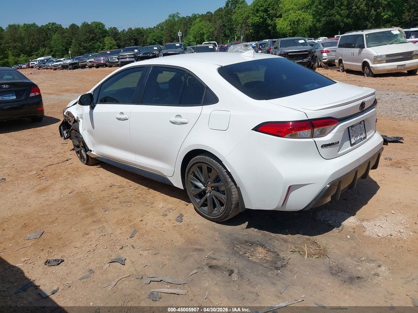 2026 Toyota Corolla VIN 5YFP4MCE1TP255056 IAAI salvage auction — FRONT & REAR, Salvage (North Carolina), sold $6,400 on 2026-07-20 (photo 3)