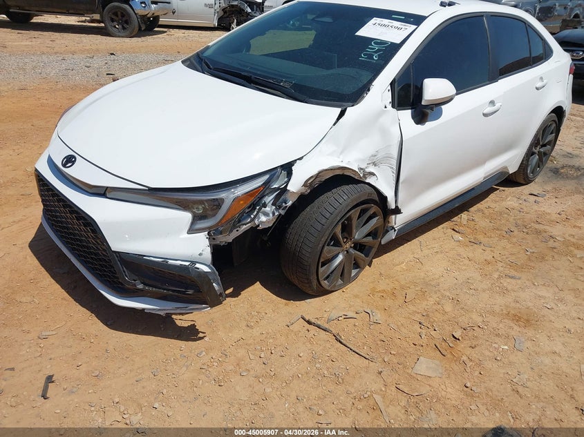 2026 Toyota Corolla VIN 5YFP4MCE1TP255056 IAAI salvage auction — FRONT & REAR, Salvage (North Carolina), sold $6,400 on 2026-07-20 (photo 6)