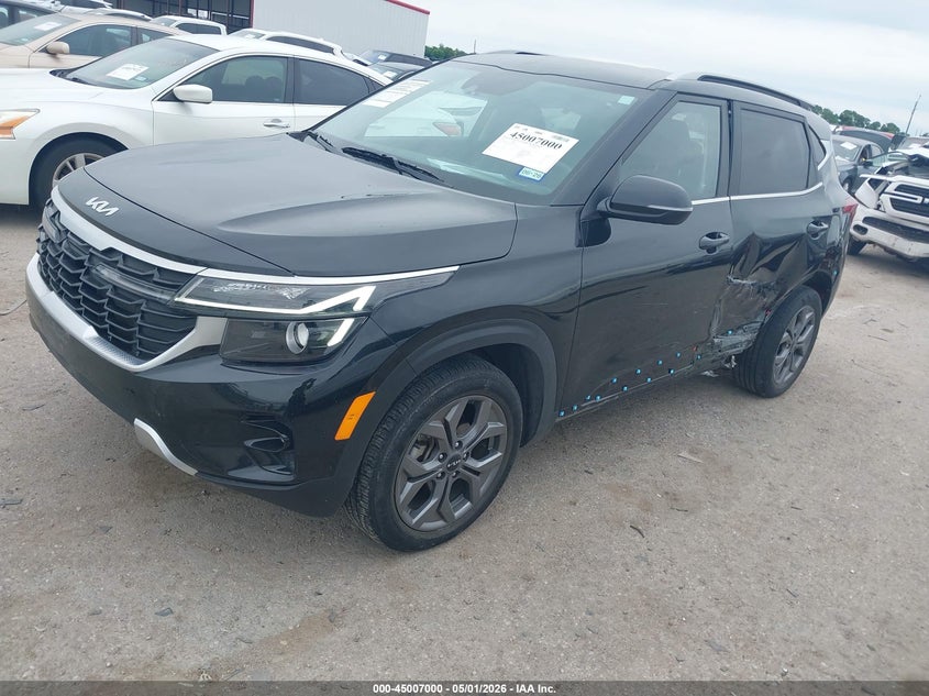 2024 Kia Seltos VIN KNDEU2AA0R7631946 IAAI salvage auction — LEFT SIDE, Original (Texas), sold $7,800 on 2026-07-14 (photo 2)