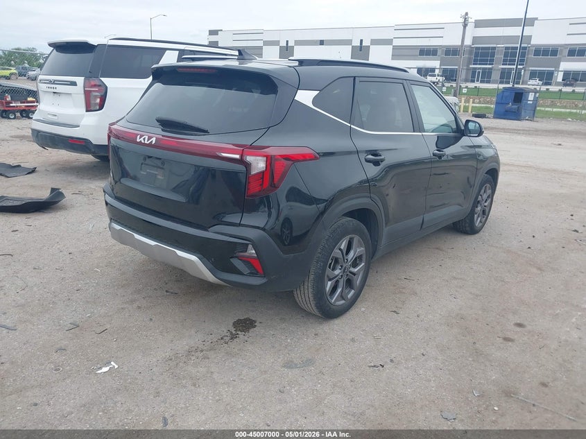 2024 Kia Seltos VIN KNDEU2AA0R7631946 IAAI salvage auction — LEFT SIDE, Original (Texas), sold $7,800 on 2026-07-14 (photo 4)
