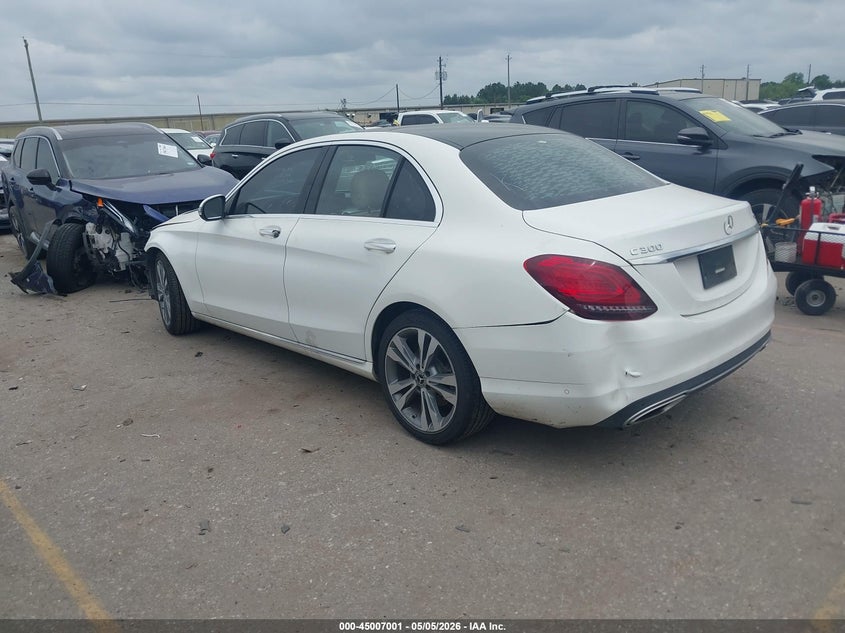 2020 Mercedes-benz C-klasse VIN WDDWF8DB5LR531784 IAAI salvage auction — FRONT END, Original (Texas), sold $4,375 on 2026-07-08 (photo 3)