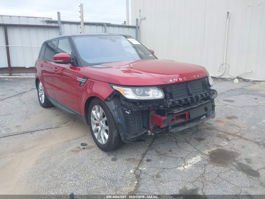 2017 Land rover Range rover sport VIN SALWR2FE3HA141867 IAAI salvage auction — FRONT END, Salvage (Georgia), sold $6,250 on 2026-07-15 (photo 1)