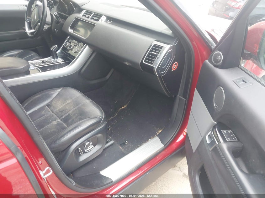 2017 Land rover Range rover sport VIN SALWR2FE3HA141867 IAAI salvage auction — FRONT END, Salvage (Georgia), sold $6,250 on 2026-07-15 (photo 5)