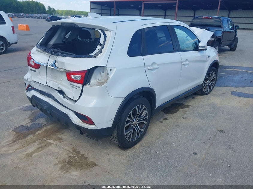 2019 Mitsubishi Outlander VIN JA4AP3AU2KU021876 IAAI salvage auction — FRONT & REAR, Salvage (Indiana), sold $475 on 2026-07-09 (photo 4)