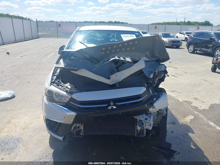 2019 Mitsubishi Outlander VIN JA4AP3AU2KU021876 IAAI salvage auction — FRONT & REAR, Salvage (Indiana), sold $475 on 2026-07-09 (photo 6)