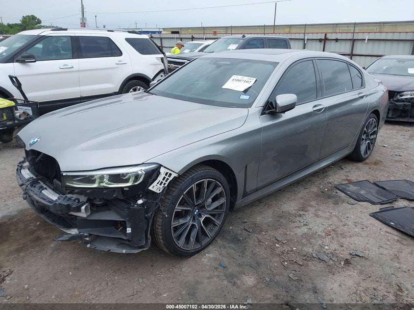 2022 BMW 7er VIN WBA7T2C05NCJ47172 IAAI salvage auction — FRONT END, Original (Texas), sold $21,600 on 2026-07-15 (photo 2)