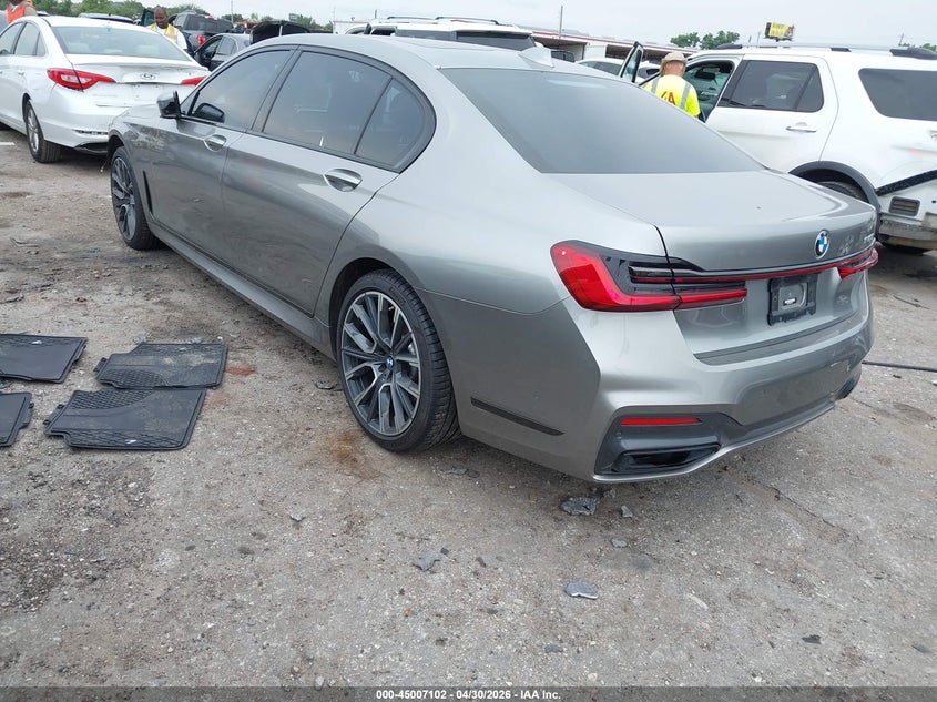 2022 BMW 7er VIN WBA7T2C05NCJ47172 IAAI salvage auction — FRONT END, Original (Texas), sold $21,600 on 2026-07-15 (photo 3)