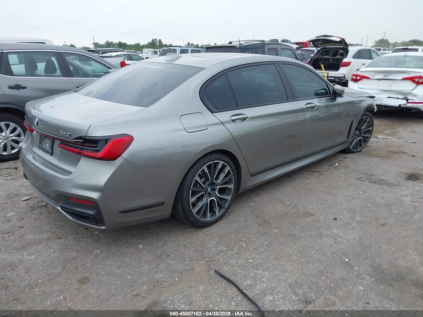2022 BMW 7er VIN WBA7T2C05NCJ47172 IAAI salvage auction — FRONT END, Original (Texas), sold $21,600 on 2026-07-15 (photo 4)