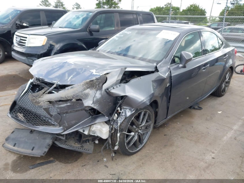2016 Lexus Is VIN JTHBA1D20G5033695 IAAI salvage auction — FRONT END, Salvage (North Carolina), sold $525 on 2026-07-29 (photo 2)