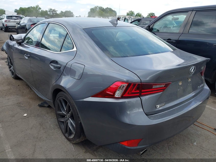 2016 Lexus Is VIN JTHBA1D20G5033695 IAAI salvage auction — FRONT END, Salvage (North Carolina), sold $525 on 2026-07-29 (photo 3)
