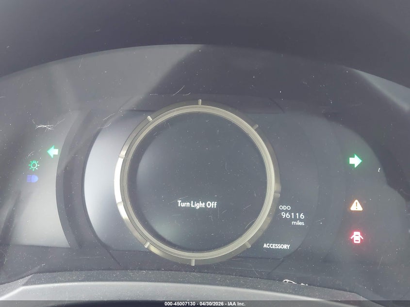 2016 Lexus Is VIN JTHBA1D20G5033695 IAAI salvage auction — FRONT END, Salvage (North Carolina), sold $525 on 2026-07-29 (photo 7)