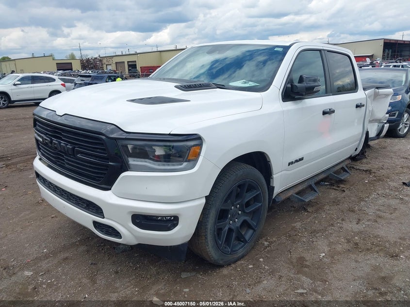 2024 Ram 1500 VIN 1C6SRFJT2RN150516 IAAI salvage auction — SIDE, Salvage (Michigan), sold $19,900 on 2026-07-31 (photo 2)