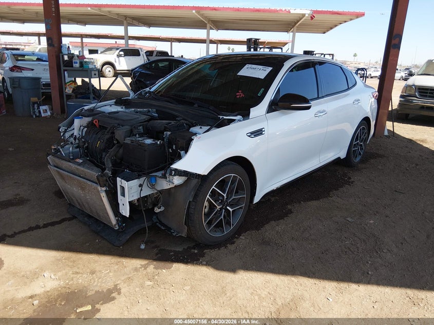 2020 Kia Optima VIN 5XXGT4L34LG449851 IAAI salvage auction — FRONT END, Salvage (Arizona), sold $2,850 on 2026-07-07 (photo 2)
