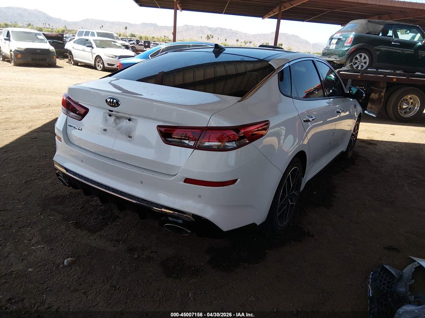 2020 Kia Optima VIN 5XXGT4L34LG449851 IAAI salvage auction — FRONT END, Salvage (Arizona), sold $2,850 on 2026-07-07 (photo 4)