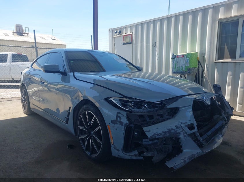 2022 BMW I4 VIN WBY73AW05NFN14691 — IAAI salvage auction photo