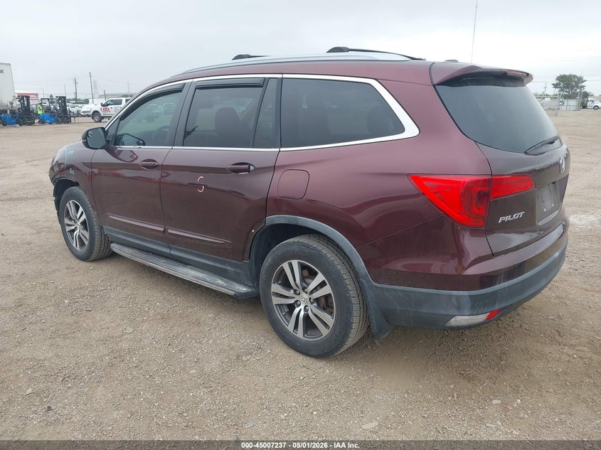 2016 Honda Pilot VIN 5FNYF6H87GB094937 IAAI salvage auction — FRONT END, Original (Texas), sold $2,150 on 2026-07-17 (photo 3)