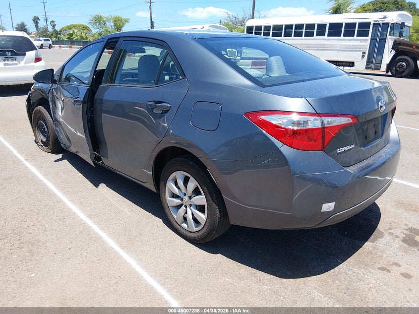 2014 Toyota Corolla VIN 5YFBURHE5EP031632 IAAI salvage auction — LEFT FRONT, Salvage (Hawaii), sold $1,550 on 2026-07-28 (photo 3)