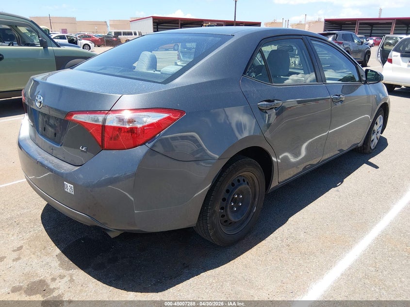 2014 Toyota Corolla VIN 5YFBURHE5EP031632 IAAI salvage auction — LEFT FRONT, Salvage (Hawaii), sold $1,550 on 2026-07-28 (photo 4)