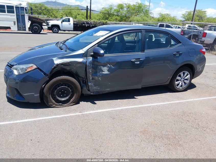 2014 Toyota Corolla VIN 5YFBURHE5EP031632 IAAI salvage auction — LEFT FRONT, Salvage (Hawaii), sold $1,550 on 2026-07-28 (photo 6)