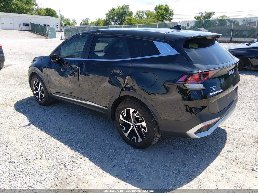 2024 Kia Sportage VIN 5XYK33DFXRG167053 IAAI salvage auction — ALL OVER, Salvage (Kentucky), sold $7,300 on 2026-07-22 (photo 3)