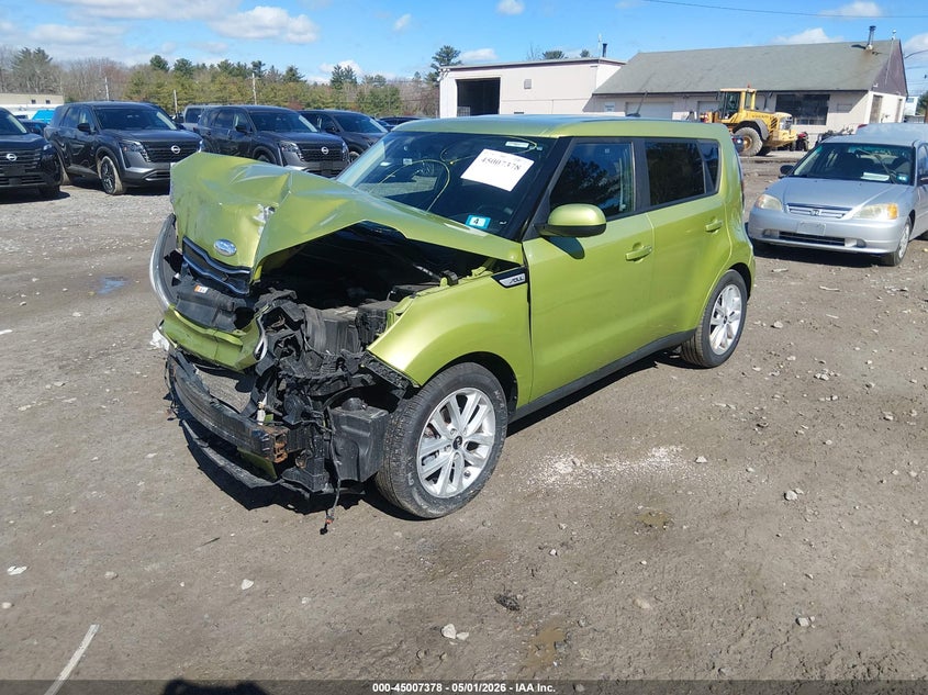 2017 Kia Soul VIN KNDJP3A58H7887975 IAAI salvage auction — FRONT END, Salvage Title, sold $350 on 2026-07-23 (photo 2)