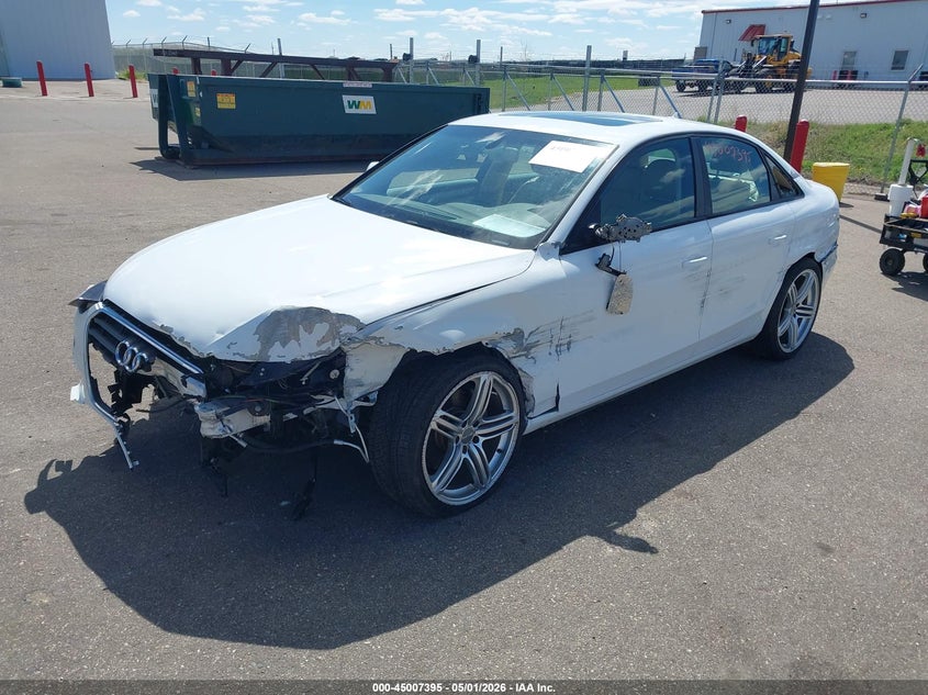 2013 Audi A4 VIN WAUAFAFL3DN024602 IAAI salvage auction — FRONT END, Prior Salvage (Minnesota), sold $1,150 on 2026-07-20 (photo 2)
