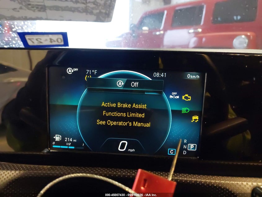 2019 Mercedes-benz A-klasse VIN WDD3G4EBXKW015539 IAAI salvage auction — FRONT & REAR, Wait Title, sold $4,350 on 2026-07-15 (photo 7)