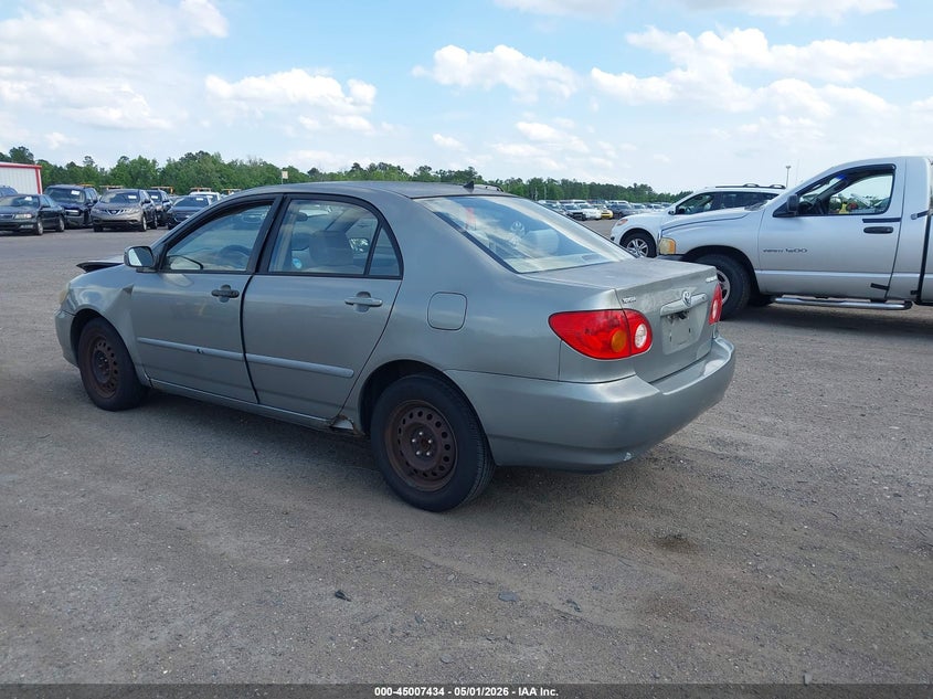 2003 Toyota Corolla VIN JTDBR32E530040197 IAAI salvage auction — NORMAL WEAR, Salvage (Texas), sold $900 on 2026-07-28 (photo 3)