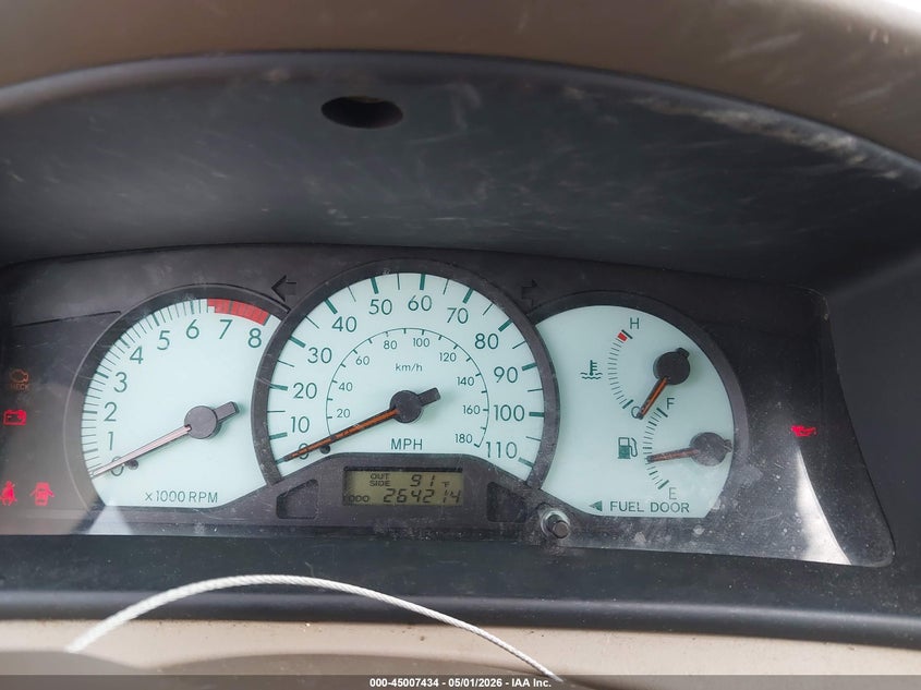 2003 Toyota Corolla VIN JTDBR32E530040197 IAAI salvage auction — NORMAL WEAR, Salvage (Texas), sold $900 on 2026-07-28 (photo 7)