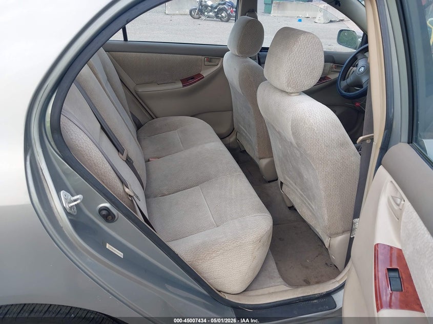 2003 Toyota Corolla VIN JTDBR32E530040197 IAAI salvage auction — NORMAL WEAR, Salvage (Texas), sold $900 on 2026-07-28 (photo 8)