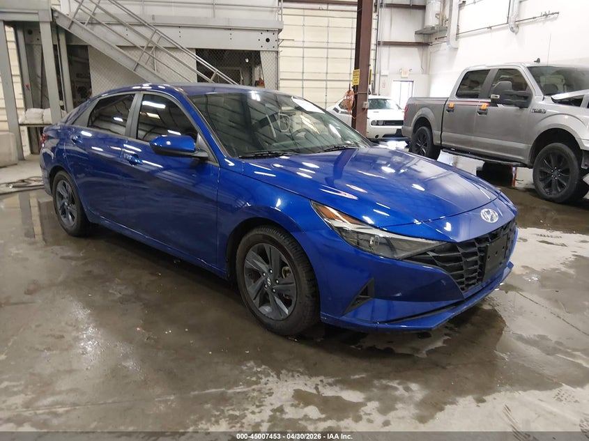2021 Hyundai Elantra VIN 5NPLS4AG2MH052426 IAAI salvage auction — REAR END, Salvage (Idaho), sold $3,150 on 2026-07-24 (photo 1)