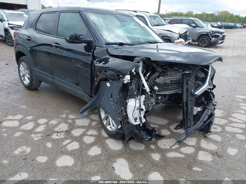 2024 Chevrolet Trailblazer VIN KL79MMSL5RB135645 IAAI salvage auction — FRONT END, Salvage (Illinois), sold $1,900 on 2026-07-21 (photo 1)