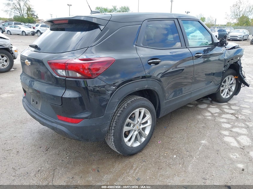 2024 Chevrolet Trailblazer VIN KL79MMSL5RB135645 IAAI salvage auction — FRONT END, Salvage (Illinois), sold $1,900 on 2026-07-21 (photo 4)