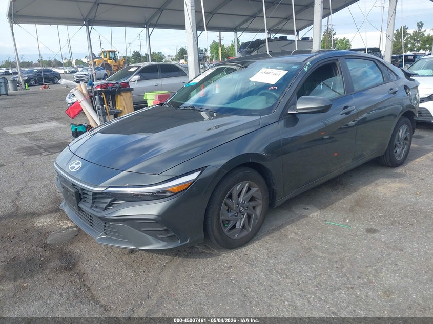 2024 Hyundai Elantra VIN KMHLM4DG3RU708423 IAAI salvage auction — REAR END, Salvage (California), sold $5,650 on 2026-07-28 (photo 2)