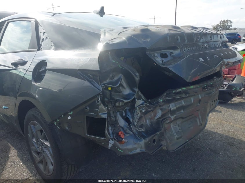 2024 Hyundai Elantra VIN KMHLM4DG3RU708423 IAAI salvage auction — REAR END, Salvage (California), sold $5,650 on 2026-07-28 (photo 6)