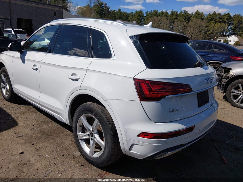 2023 Audi Q5 VIN WA1ABAFY2P2069556 IAAI salvage auction — FRONT END, Salvage (New Hampshire), sold $10,900 on 2026-07-24 (photo 3)