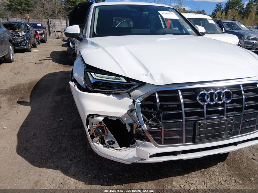 2023 Audi Q5 VIN WA1ABAFY2P2069556 IAAI salvage auction — FRONT END, Salvage (New Hampshire), sold $10,900 on 2026-07-24 (photo 6)