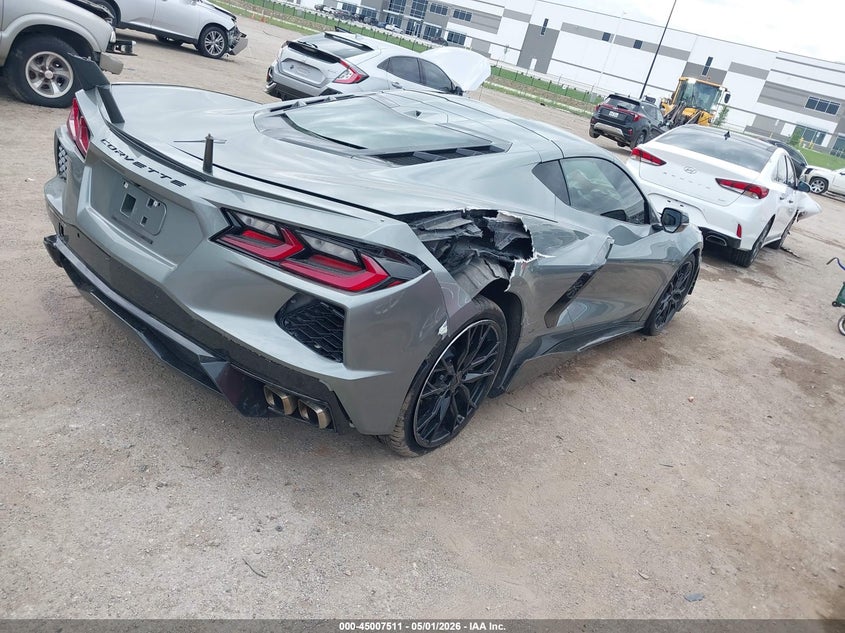 2023 Chevrolet Corvette VIN 1G1YB2D46P5140503 IAAI salvage auction — FRONT END, Original (Texas), sold $33,000 on 2026-07-06 (photo 4)