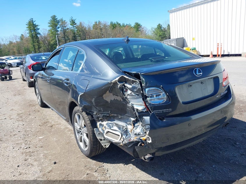 2011 Lexus Gs VIN JTHCE1KS8B0028276 IAAI salvage auction — FRONT & REAR, Clear (Massachusetts), sold $1,300 on 2026-07-10 (photo 6)