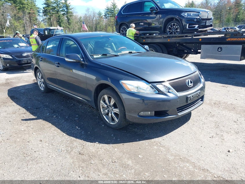 2011 Lexus Gs VIN JTHCE1KS8B0028276 IAAI salvage auction — FRONT & REAR, Clear (Massachusetts), sold $1,300 on 2026-07-10 (photo 1)