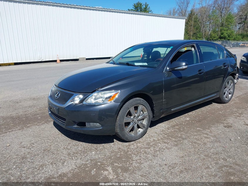 2011 Lexus Gs VIN JTHCE1KS8B0028276 IAAI salvage auction — FRONT & REAR, Clear (Massachusetts), sold $1,300 on 2026-07-10 (photo 2)