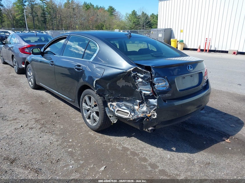 2011 Lexus Gs VIN JTHCE1KS8B0028276 IAAI salvage auction — FRONT & REAR, Clear (Massachusetts), sold $1,300 on 2026-07-10 (photo 3)